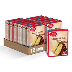 (12 Pack) Betty Crocker Super Moist Butter Recipe Yellow Cake Mix