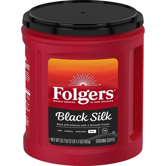 Folgers Black Silk Ground Coffee
