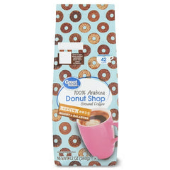 Great Value Donut Shop 100% Arabica Medium Roast Ground Coffee
