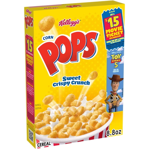 Kellogg's Corn Pops Original Breakfast Cereal